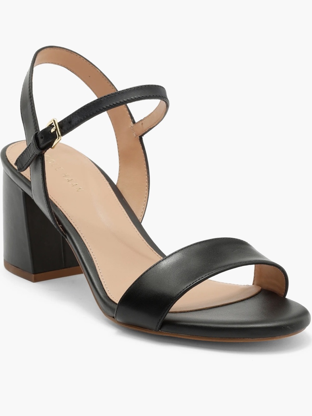 Cole Hahn Josie Leather Block Heel Sandals